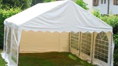 PVC Partyzelt, Gartenzelt 4m x 6m
