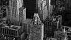New York Schwarz/Weiß Kulissen, Kulisse, New York, Schwarz/weiß, Stadtkulisse, Hochhaus, Wolkenkratzer, USA, Amerika