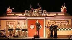 Amerika Diner Kulisse, Diner, Kulisse, Amerika, USA, Restaurant, amerikanisch, Burger, American Diner, Party, Event