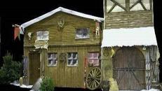 Graubünden Hauskulisse, Hauskulisse, Kulisse, Fassade, Hausfassade, Graubünden, Hütte, Almhütte, Alpenhütte, Alpenhaus