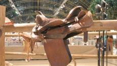 Pferdesattel, Sattel, Pferd, Reitsattel, reiten, Reittier, Dekoration, longieren, Manege, Event, Messe, Veranstaltung
