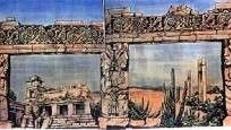 Inka Tempel Kulisse, Kulisse, Tempel, Inka, Inkas, Maya, Mayas, Azteken, Dschungel, Südamerika, Tempelanlage