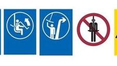 Skipisten Warnschilder, Skipiste, Ski, Piste, Warnschilder, Warnung, Schild, Schilder, Hinweisschilder, Hinweisschild