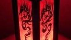 Dragon Tischleuchte, Tisch, Tischlampe, Lampe, Leuchte, Licht, Beleuchtung, Drachen, Motiv, Asia, Asiatisch, Asien
