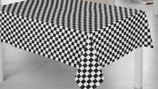 Tischdecken im Zielflaggendesign, Zielflagge, Flagge, Fahne, Ziel, Formel1, F1, Autorennen, Motorsport, Dekoration