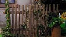 Zaunelemente, Zaun, Zäune, Absperrung, Abgrenzung, Begrenzung, Garten, Weide, Dekoration, Party, Event, Messe