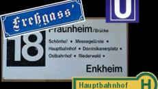 Frankfurt Schilder, Fressgass, Frankfurt, Main, Ffm, Banhofschild, Straßenschild, Schild, U Bahn, U-Bahn, Dekoration
