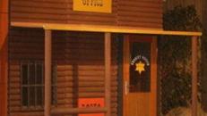 Western Haus, Western, Hausfront, Hausfassade, Fassade, Kulisse, Sheriff, Office, Wilder Westen, Dekoration, Mieten