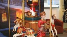 Kinder Karussell, Karussell, Karoussell, Jahrmarkt, Rummel, Kirmes, Messe, Dekoration, Rummelplatz, Ringelreiten