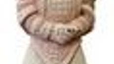Terracotta Krieger Figur, Terracotta, Krieger, Figur, Maya, Azteken, Tempelfigur, Tempel, Dekoration, Tempelwache