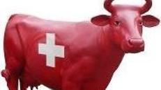 Kuh Figur Schweiz, Kuh, Figur, Schweiz, Schweizer Kuh, Alm, Alpen, Milchkuh, Bauer, Bauernhof, Dekoration, Stall, Tier