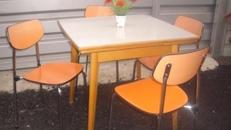 50er Jahre Küchen Sitzgarnitur, 50er Jahre, Küche, Sitzgarnitur, Sitz, Möbel, Kochen, Koch, Event, Messe, Veranstaltung