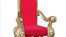 Barock Thron, Thron, Barock, Stuhl, Samtstuhl, Samt, Herrschersessel, Kaiserstuhl, Königssessel, Event, Messe