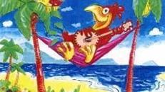 Karneval Papagei Kulisse, lustig, Karneval, Carneval, Fassnacht, Fassenacht, Fasching, Kulisse, Papagei, Dekoration