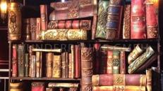 Bücherregal mit XXL Büchern - WUNDERRÄUME GmbH vermietet: Dekoration/Kulisse für Event, Messe, Veranstaltung, Incentive, Mitarbeiterfest, Firmenjubiläum