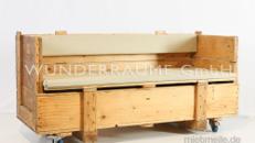 rustikale Holzsofas / Sofa rustikal - WUNDERRÄUME GmbH vermietet: Dekoration/Kulisse für Event, Messe, Veranstaltung, Incentive, Mitarbeiterfest, Firmenjubiläum