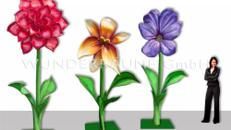10 Riesenblumen bis 4m Höhe - WUNDERRÄUME GmbH vermietet: Dekoration/Kulisse für Event, Messe, Veranstaltung, Incentive, Mitarbeiterfest, Firmenjubiläum