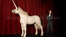 Weißes Einhorn - Pferd - lebensgroß WUNDERRÄUME GmbH vermietet: Dekoration/Kulisse für Event, Messe, Veranstaltung, Incentive, Mitarbeiterfest, Firmenjubiläum