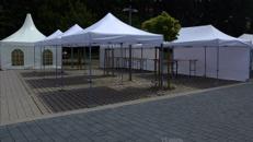 Pavillion 3x3 oder 2x3 m, weiß