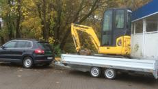 Minibagger 1,8 to zu vermieten