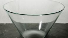 Salatschüssel Glas