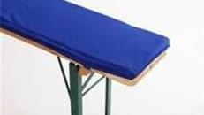 Bierbankauflage Blau