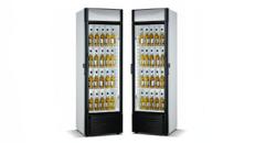 Glastür-Kühlschrank mieten (350 L) – XXL Flaschenkühlschrank mit Beleuchtung & Schloss