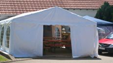 Partyzelt 5 x 8m, 100% wasserdicht f. jedes Event