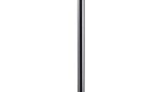 Design Stehtisch Inox Edelstahlfuß und Glasplatte