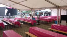 Firmenfeier, Hochzeit, Geburtstag, Jubiläum - Zelt/ Location mit Ausstattung für Ihr Event 50 - 100 Personen rustikal