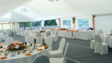 Firmenfeier, Hochzeit, Geburtstag, Jubiläum - Zelt/ Location mit Ausstattung für Ihr Event 201 - 300 Personen first class