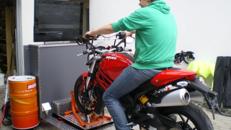 Rennsimulator Motorrad