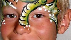 Kinderschminken, Glitzertattoo, Babybauchbemalung
