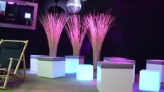 Hocker/Loungecube/Loungehocker/LED Beleuchtung für Ihr Event/Lounge Würfel / Hocker ind div. Farben