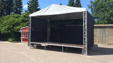 Bühne 4 x 6 x 5m inkl. Auf und Abbau