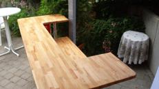 Tresen / Bar / Cocktailbar / Sektbar / Ausschanktresen mit Beleuchtung und Traversen