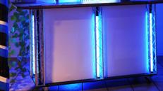 Cocktailbar mit LED Beleuchtung/Cocktailtresen/mobile Cocktailbar/Bartresen/Sektbar/Ausschanktresen