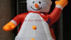 Schneemann mit Gebläse Groß / Dekoration / Weihnachten / Weihnachtsdekoration / Schnee / Winter