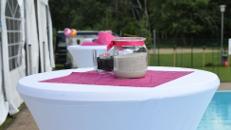 Aschenbecher / Glas Aschenbecher / Partyausstattung