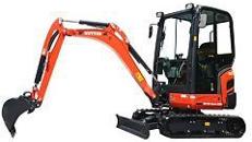 Minibagger Bagger, mieten