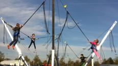 4er Bungee Trampolin mieten, inkl. 2 x Betreuungspersonal und Haftpflichtversicherung