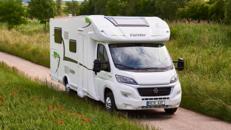 Teilintegriertes Wohnmobil - Das geniale Hubbett-Modell mit Einzelbetten