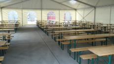 Firmenfeier, Hochzeit, Geburtstag, Jubiläum - mobile Location + Ausstattung für Ihr Event 201 - 300 Personen rustikal