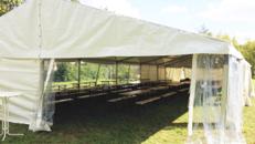 Firmenfeier, Hochzeit, Geburtstag, Jubiläum - mobile Location + Ausstattung für Ihr Event 101 - 200 Personen rustikal