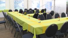 Firmenfeier, Hochzeit, Geburtstag, Jubiläum - mobile Location + Ausstattung für Ihr Event 50 - 100 Personen Gehoben Plus