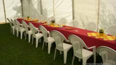 Firmenfeier, Hochzeit, Geburtstag, Jubiläum - mobile Location + Ausstattung für Ihr Event 50 - 100 Personen gehoben