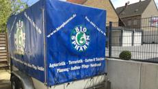 Anhängerverleih Anhängervermietung Dortmund Wickede Vermietung Verleih Anhänger 750 kg Anhänger ab 10 Euro für 4 Stunden oder 2 Tonnen Tandem mit 1,8 Metern Innenhöhe