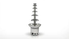 XXL Schokoladenbrunnen mieten (82 cm) – 6 Etagen Schokobrunnen für Hochzeit & Event