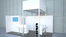 Messestand inkl. Grafik