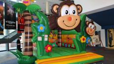 Hüpfburg Charly / Dschungel / Tarzan / Affe / Indoor Kinder Springburg